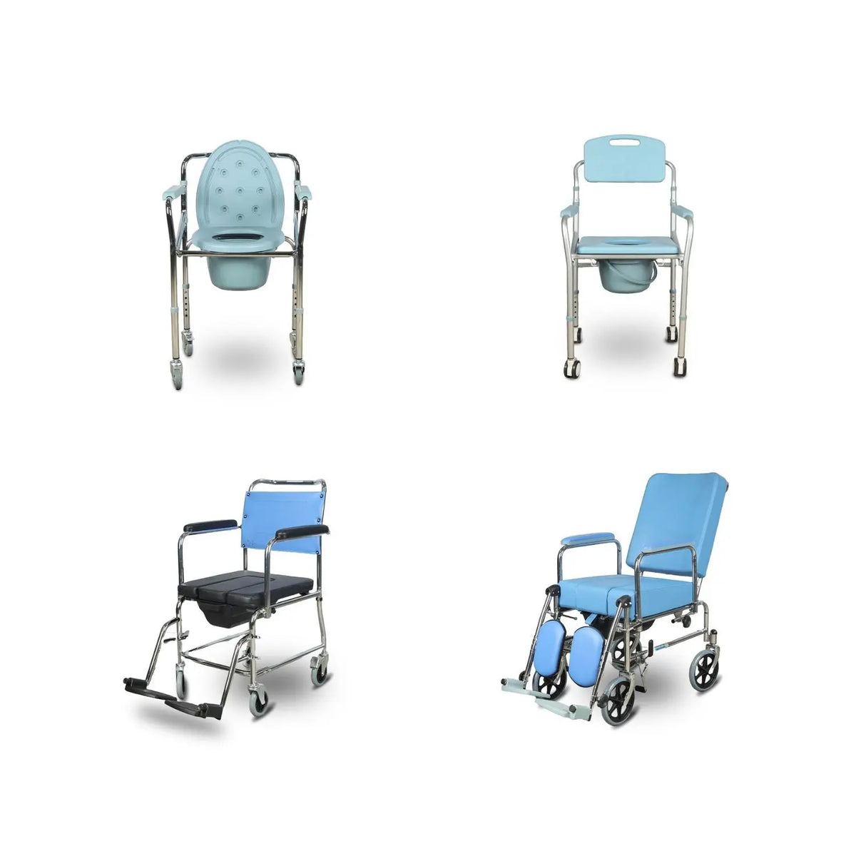 Toilet commode chair for home and patient care
