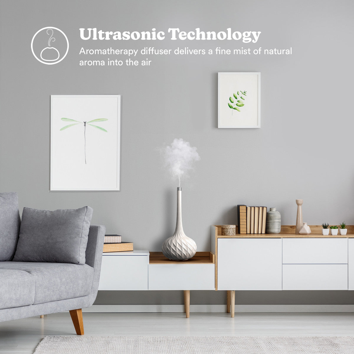 HoMedics Ellia Harmony Ultrasonic Cordless Diffuser