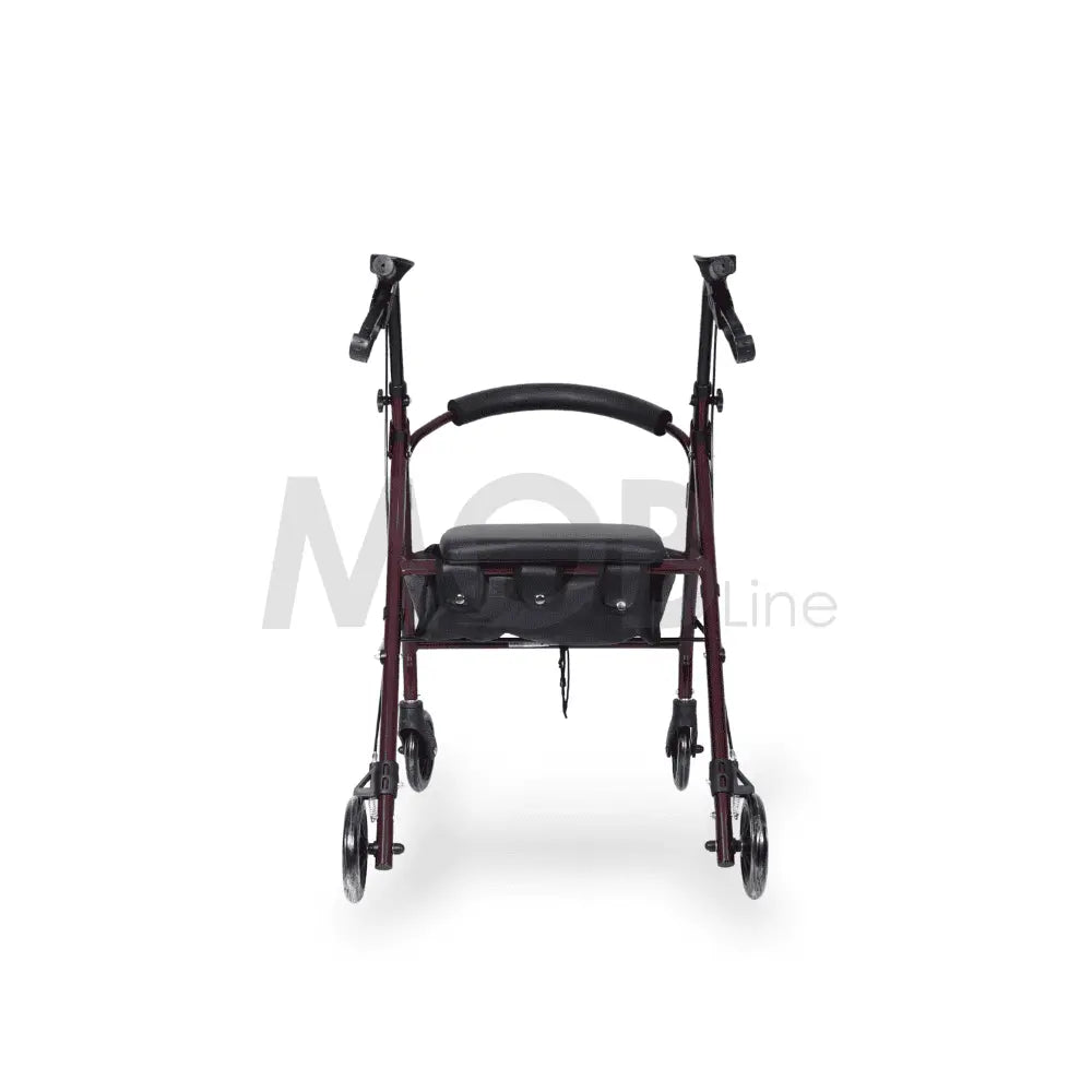 Curelinehealthcare - Mobline Rollator with a black seat on a white background