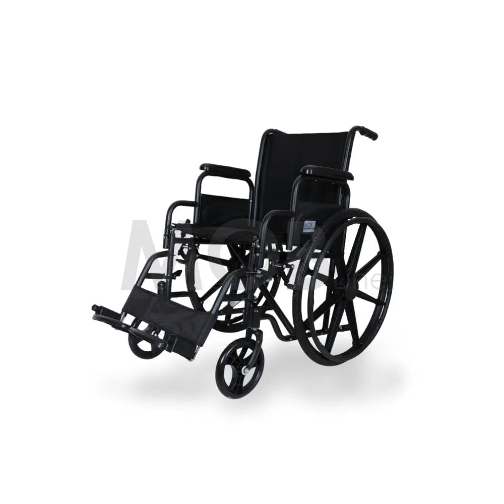 Cureline healthcare - basic plus wheelchair side view on white background