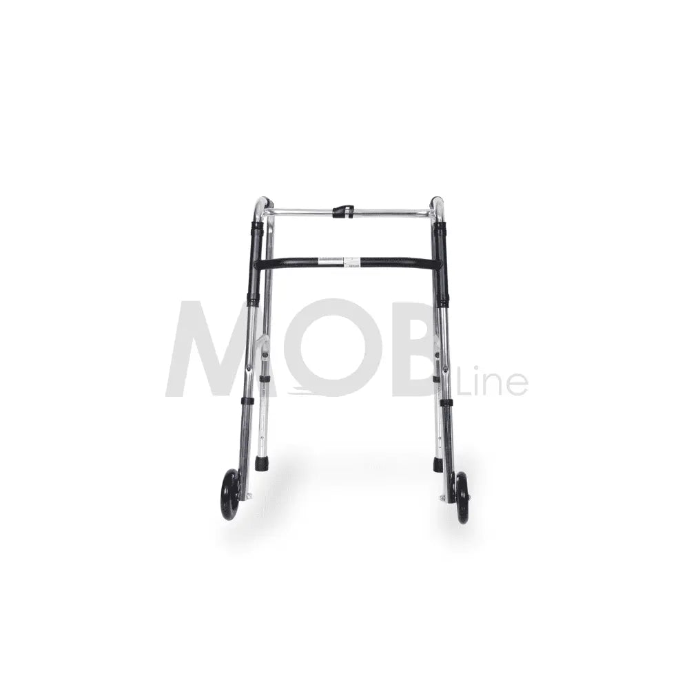 MOBLINE - WHEELED ALUMINUM WALKER Cureline Healthcare