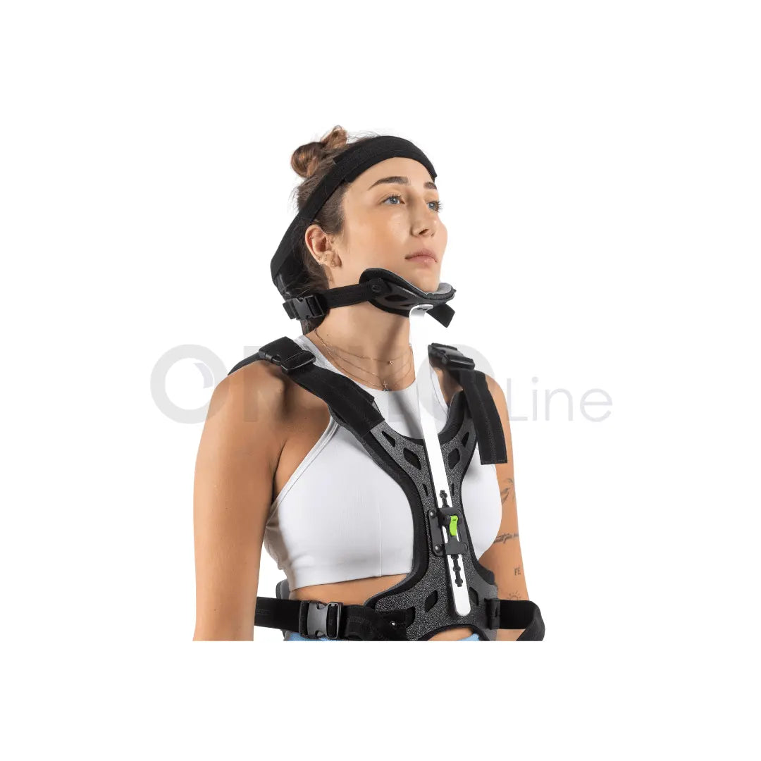 women using ortholine cto brace side view
