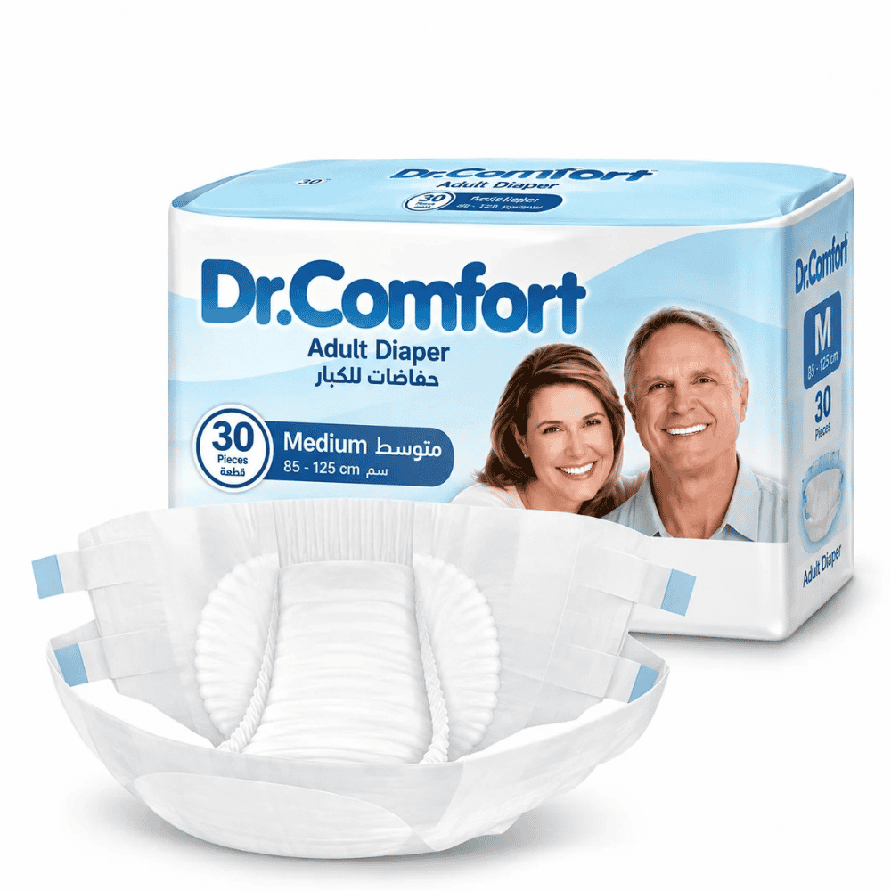 Dr.Comfort Adult Diapers Unisex – 30 Pieces