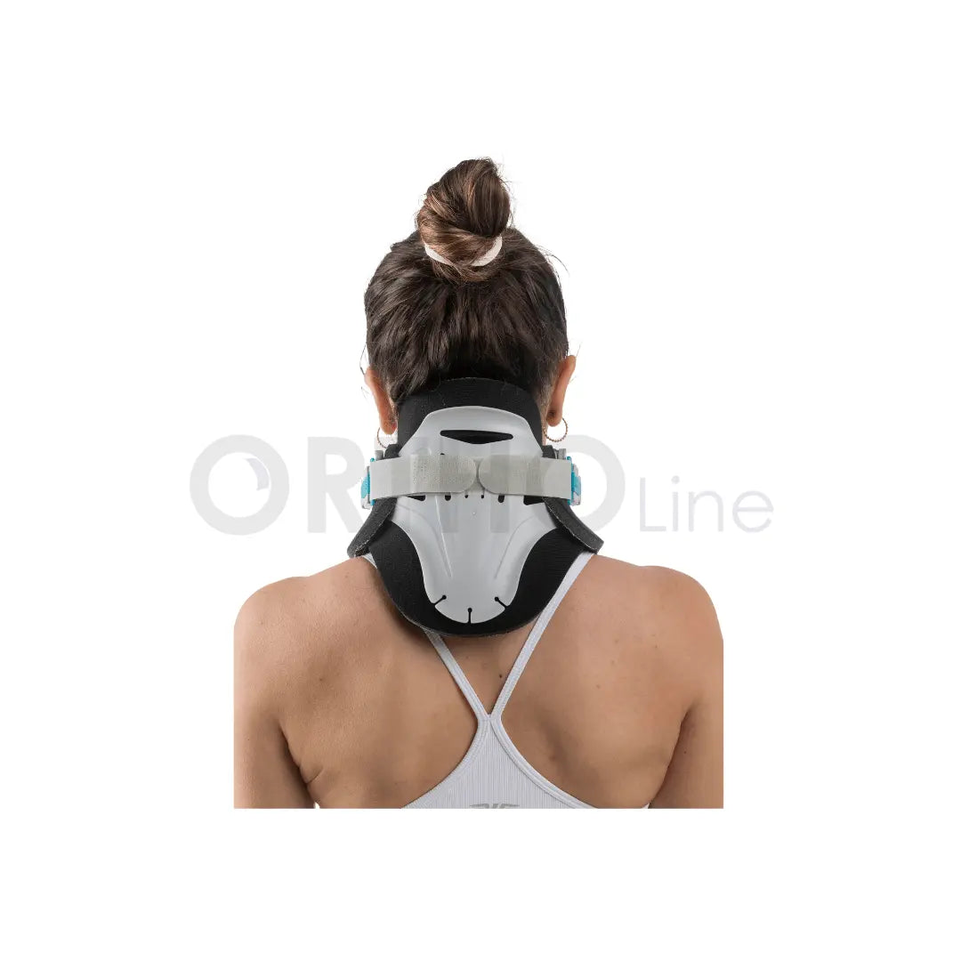 Cureline - ortholine women using ortholine neck brace back view