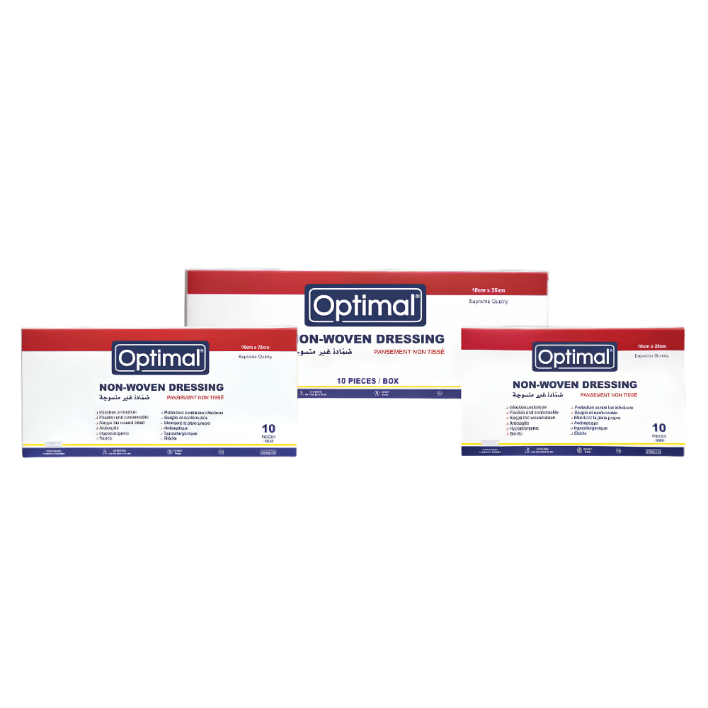 OPTIMAL Non-Woven Dressing – Sterile, 10 Pieces