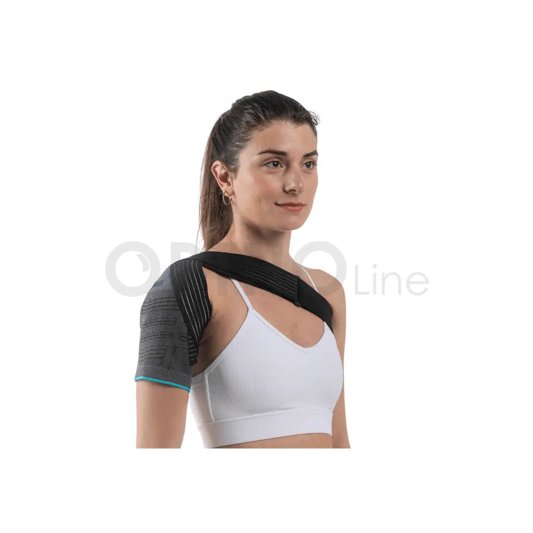 women using ortholine should brace side view