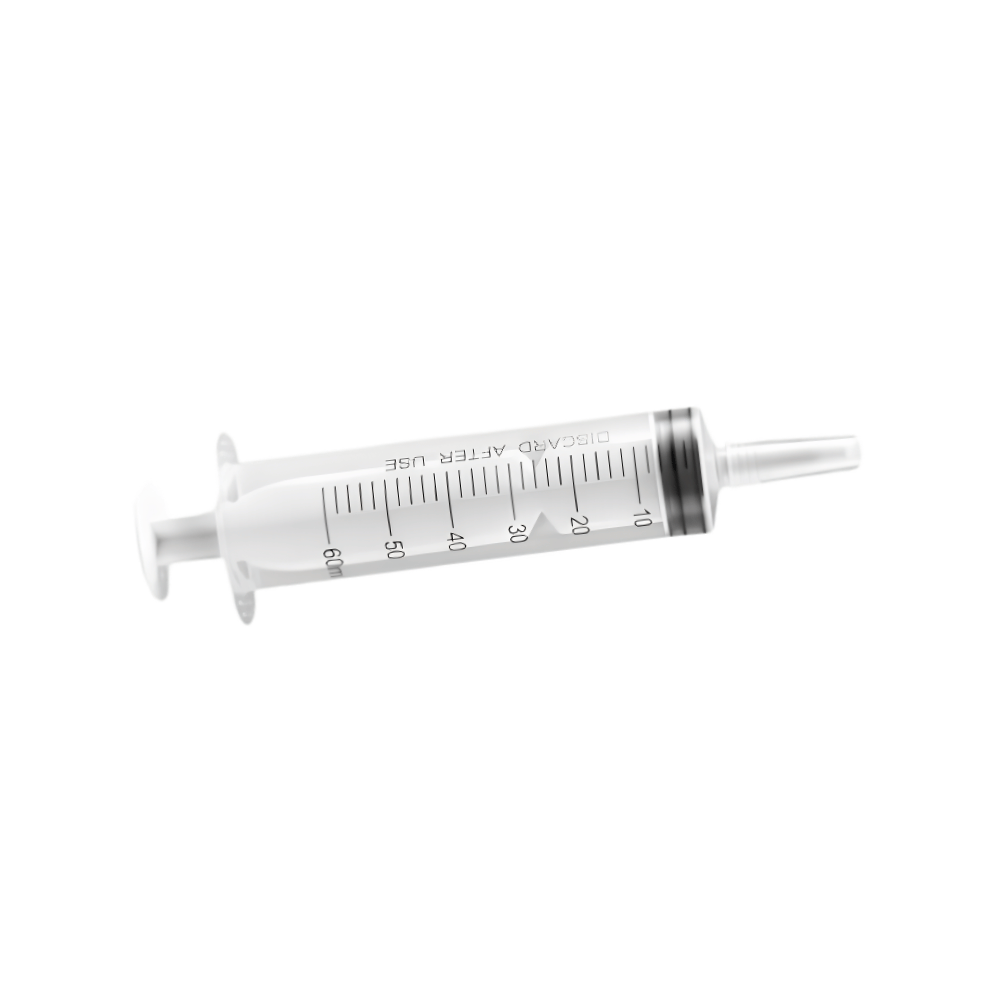 Syringe 60ml Catheter Tip Box of 25 Pieces