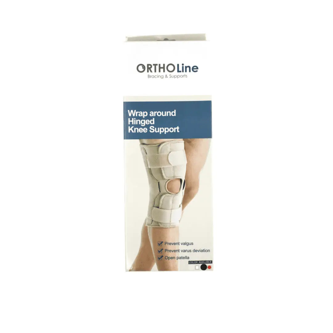 ORTHOLINE - WRAP AROUND HINGED KNEE BRACE