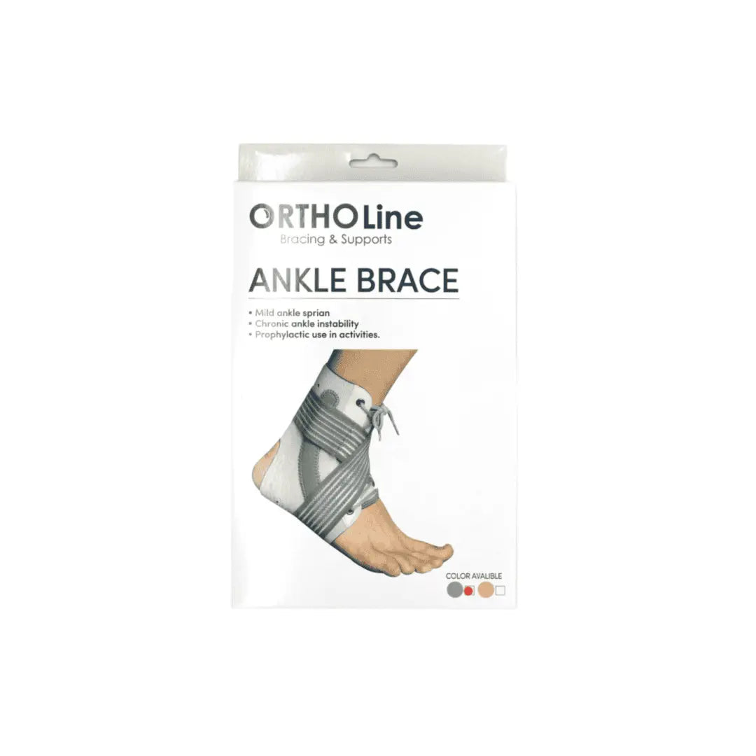 box of ORTHOLINE - ANKLE BRACE