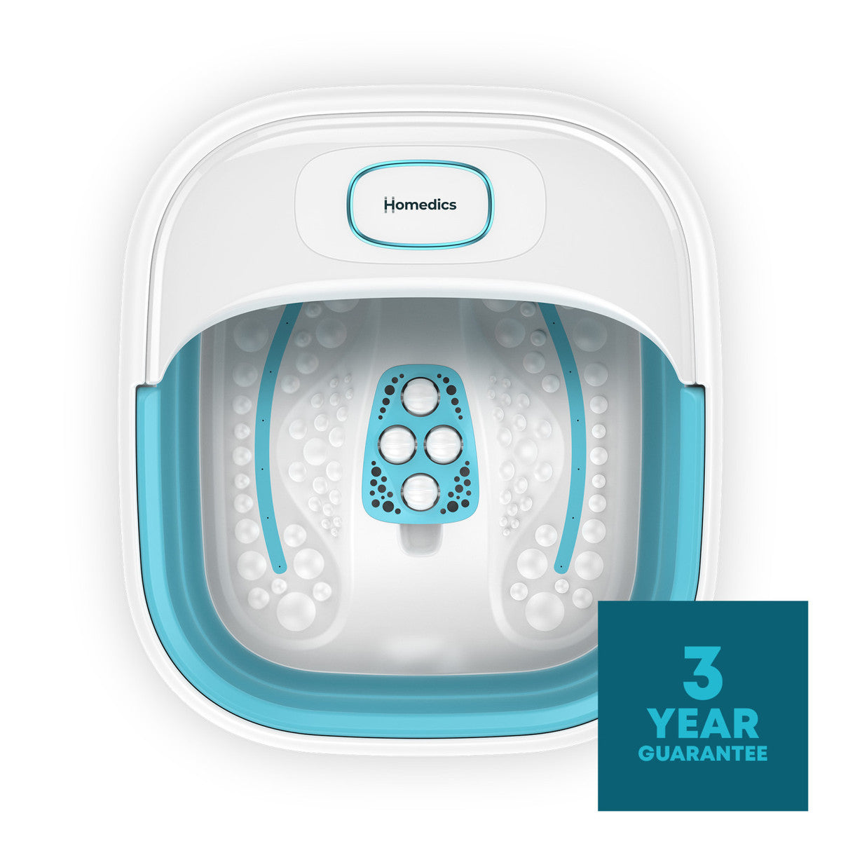 HoMedics Smart Space – Bubble Foot Bath with HeatKeep Technology