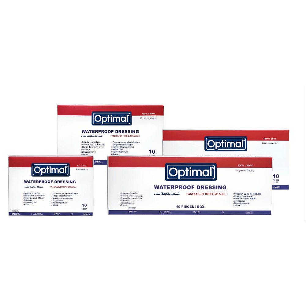 OPTIMAL Waterproof Dressing – Sterile, 10 Pieces