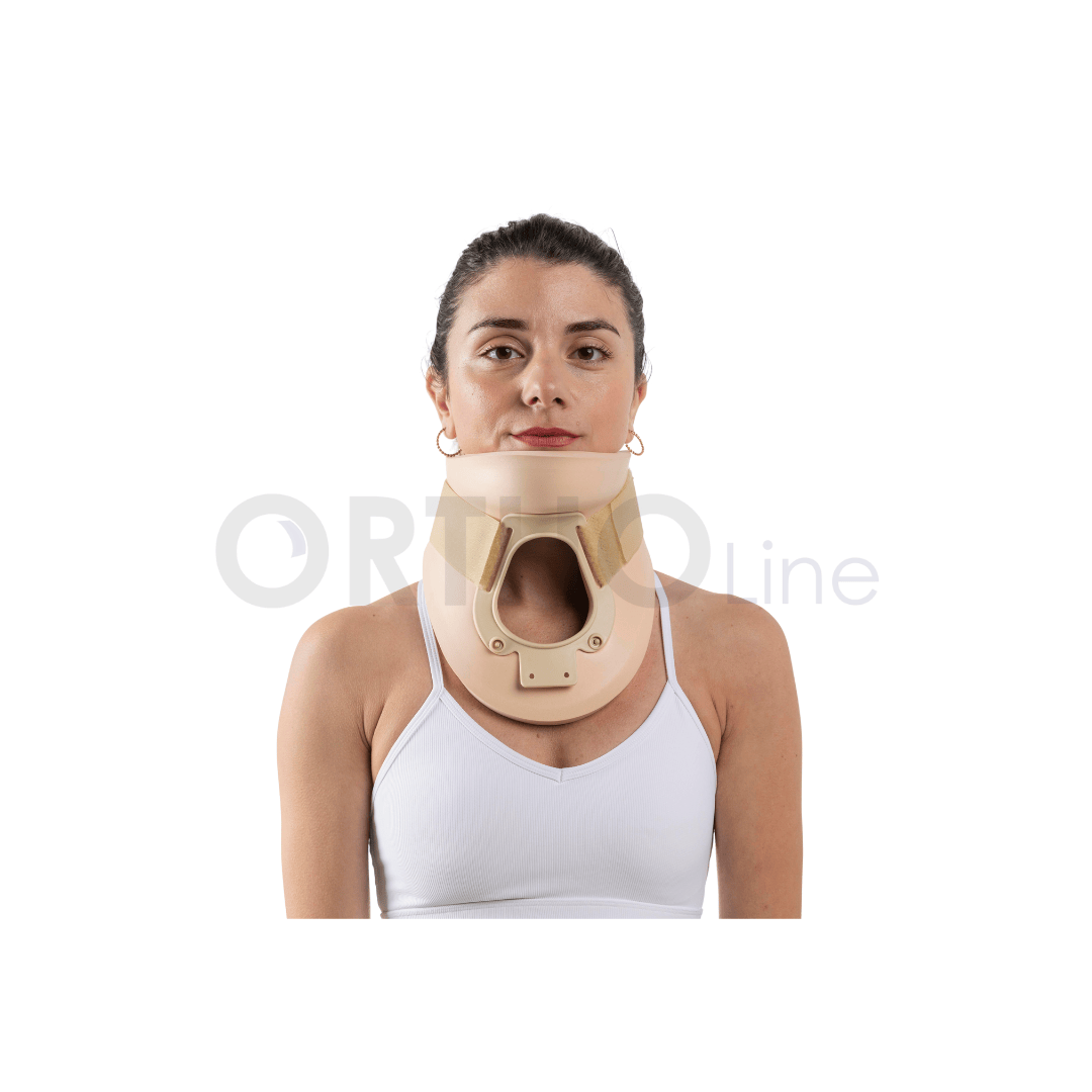 Cureline - ortholine women using philadelphia collar front view