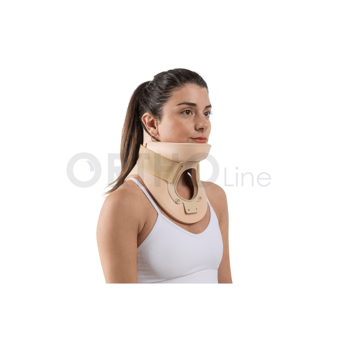 Cureline - ortholine women using ortholine philadelphia collar side view