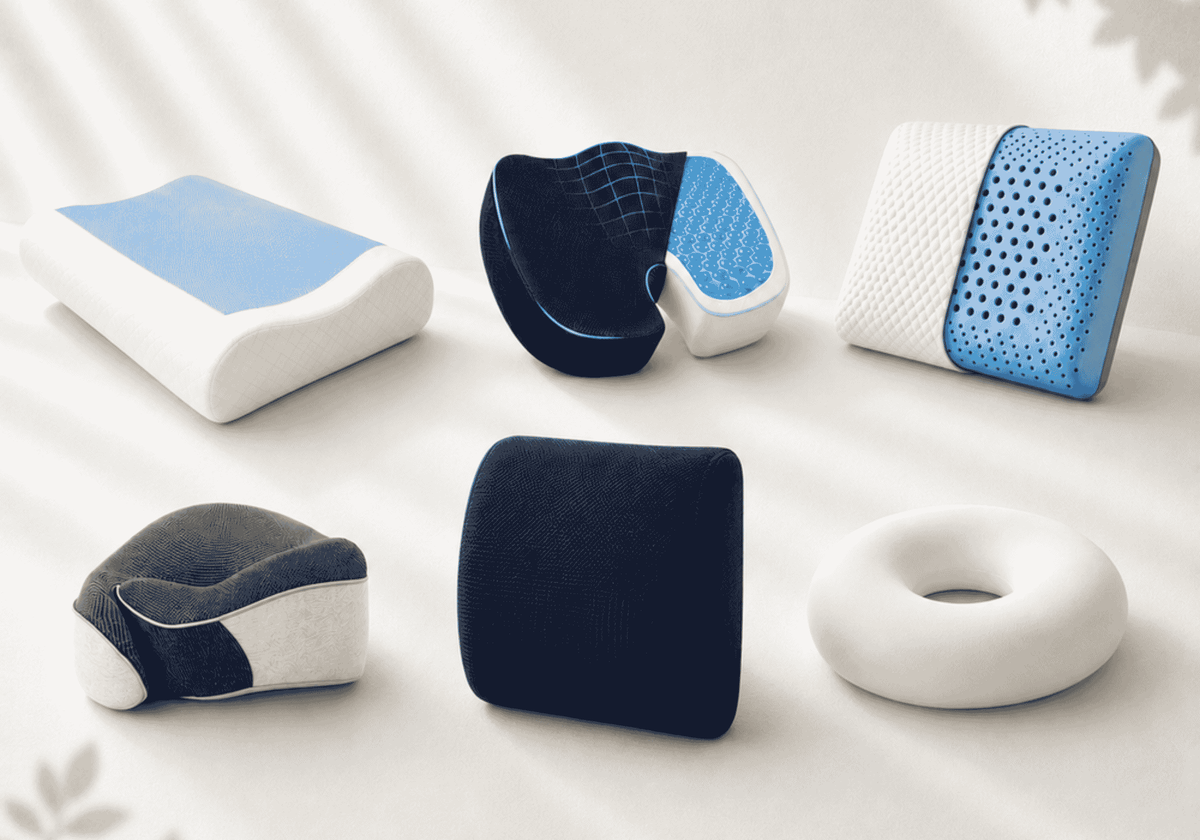 Comfyline support pillows and cushions from Cureline Healthcare