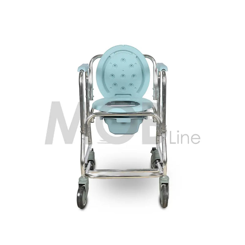 MOBLINE Aluminum Commode Chair Wheeled | Medical Equipment Lebanon