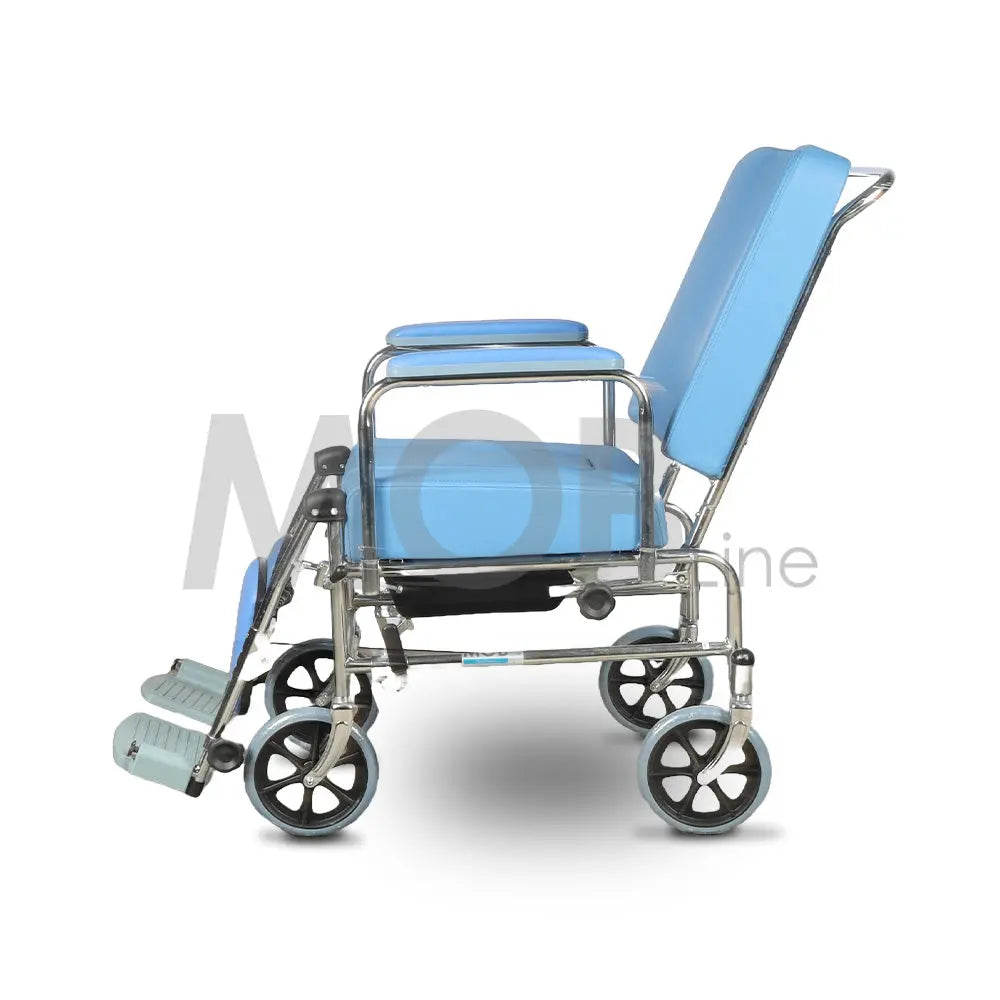 MOBLINE - RECLINING COMFORT COMMODE TOILET WHEELCHAIR LEBANON