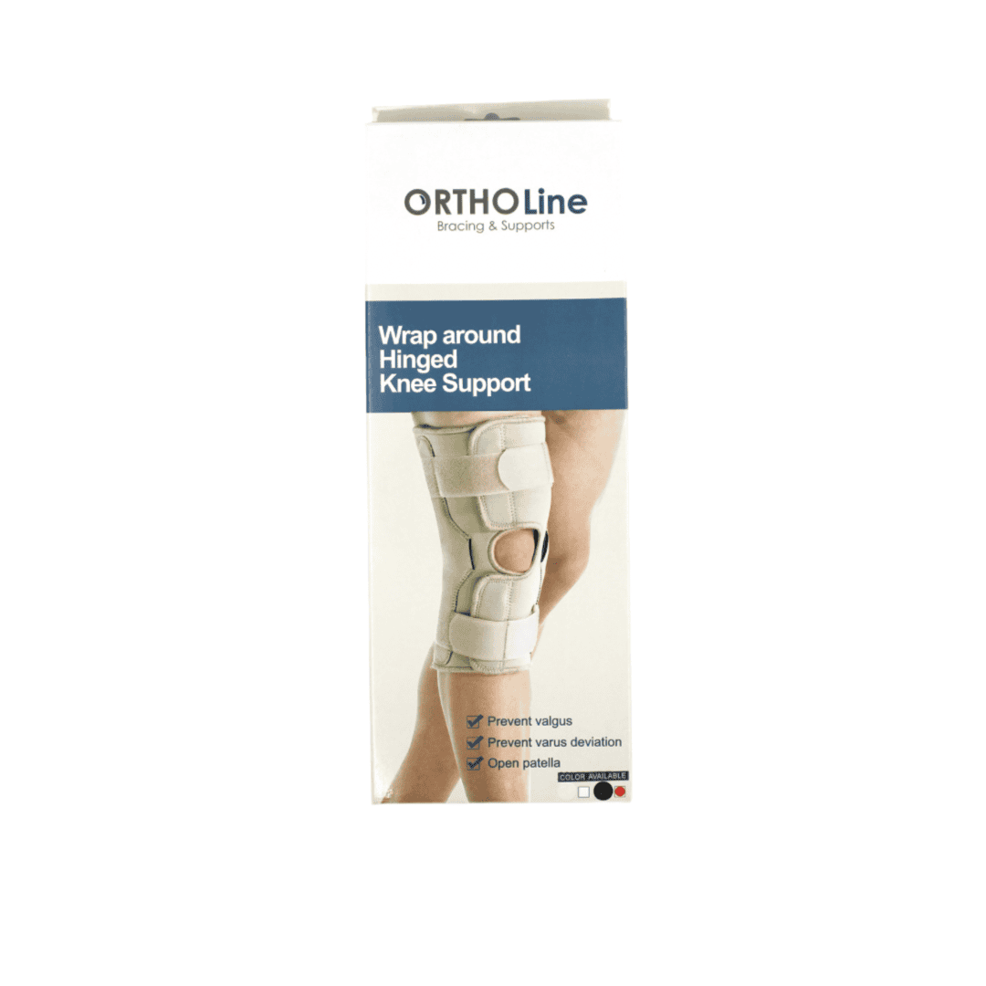 ORTHOLINE - WRAP AROUND HINGED KNEE BRACE