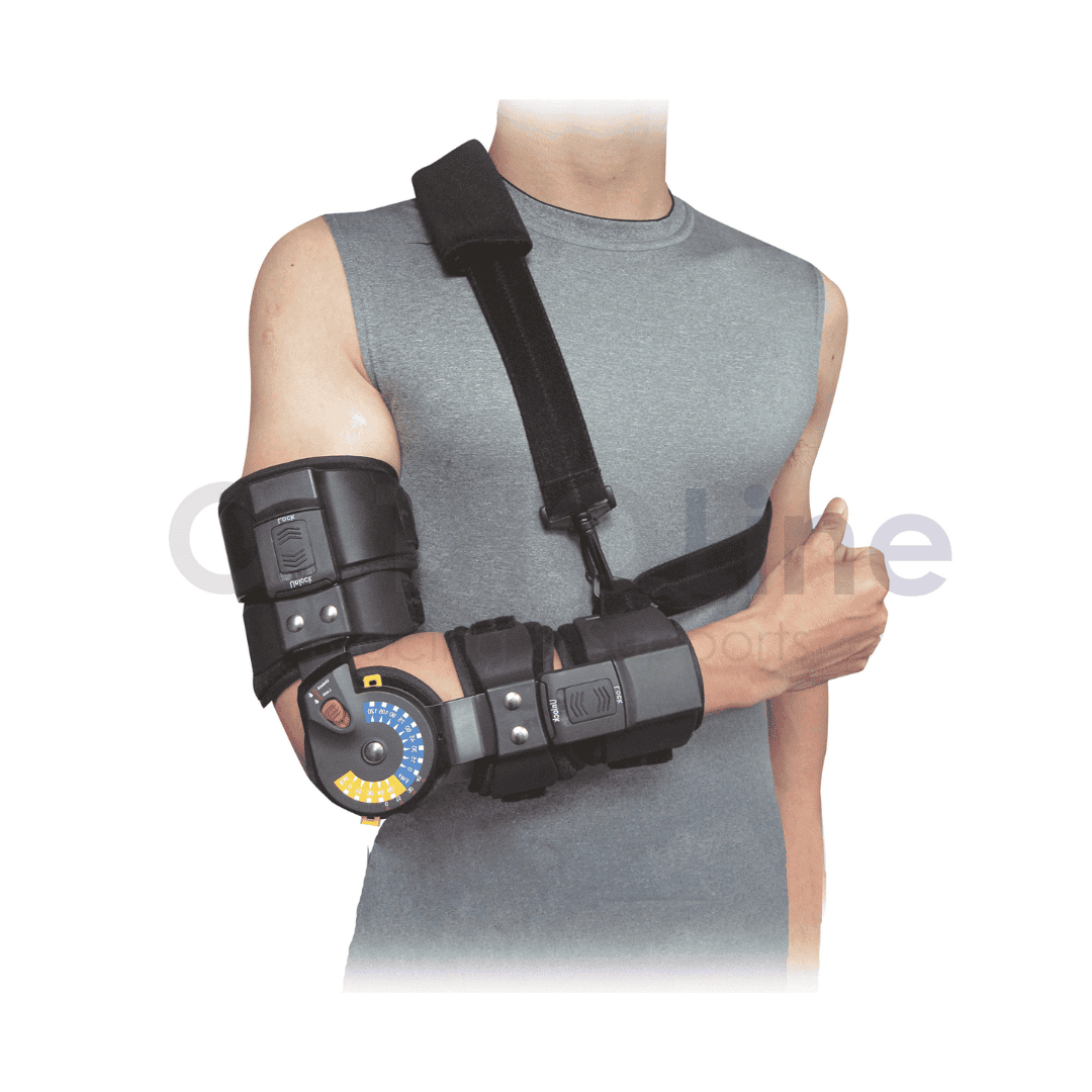 Elbow External Rotation Rom ORTHOLINE - ROM ELBOW BRACE LEBANON – Cureline Healthcare