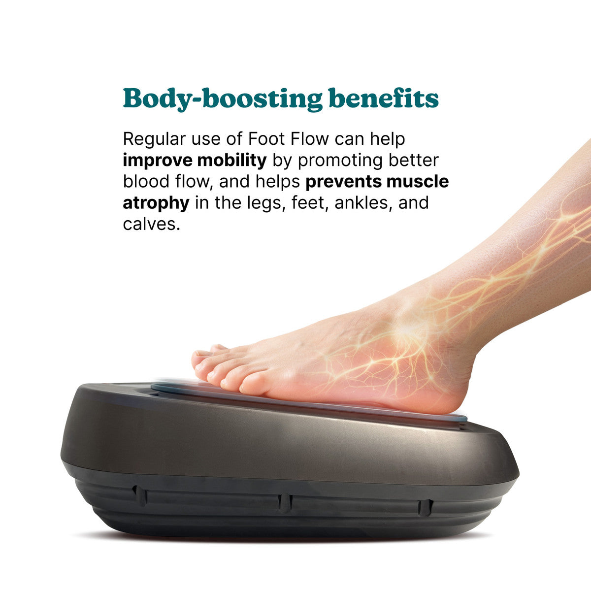 HoMedics Foot Flow Mobility Booster with Heat & Vibration