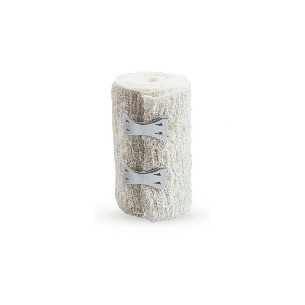 OPTIMAL Crepe Bandage with Metal Clips