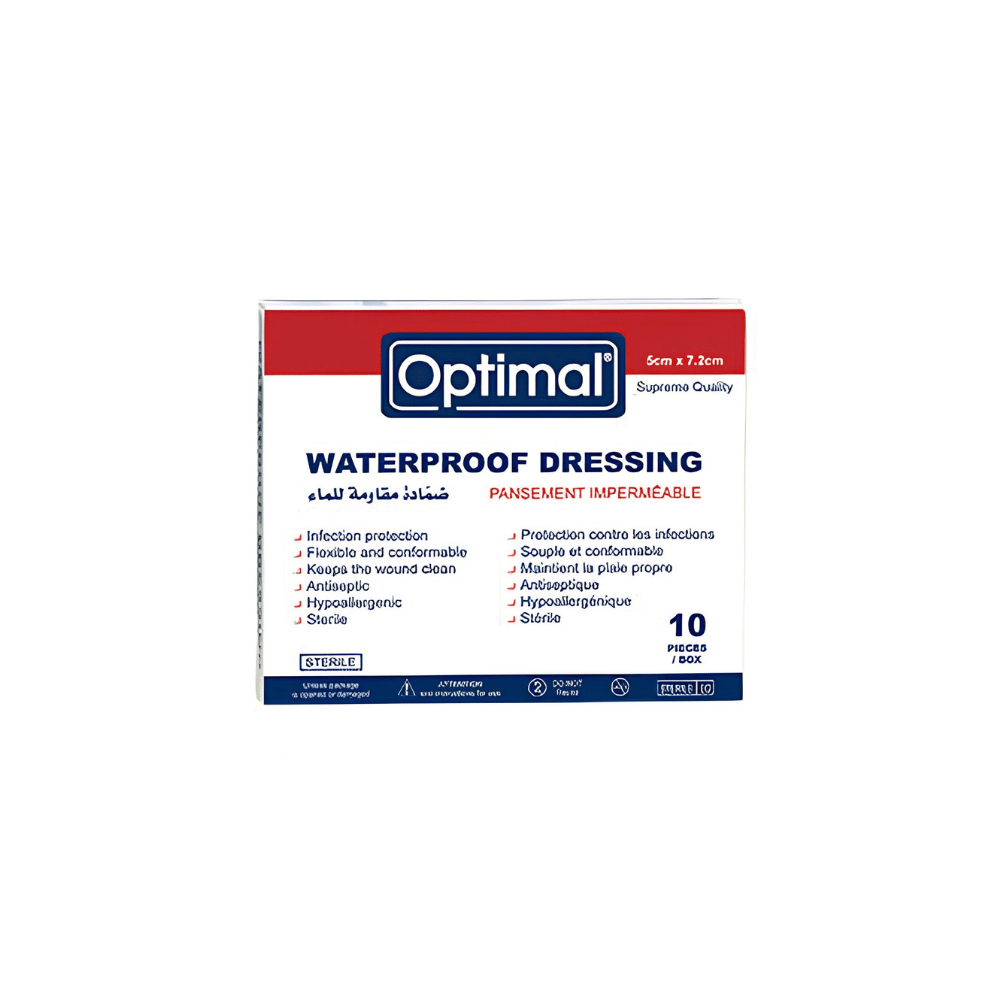 OPTIMAL Waterproof Dressing – Sterile, 10 Pieces